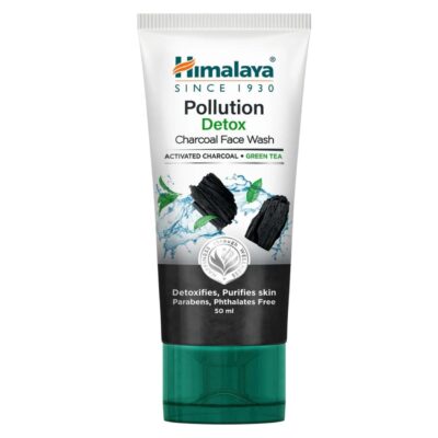 Veido prausiklis detoksikuojantis su aktyvuota anglimi ir žaliosios arbatos ekstraktu Himalaya 150ml. - Image 1