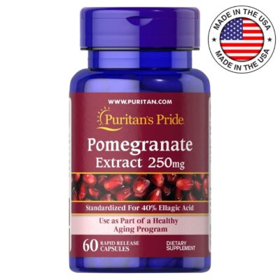 Puritan's Pride (Granatų ekstraktas) Pomegranate Extract 250 mg (60 kaps.) - Image 1
