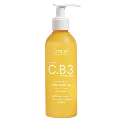 Valomasis veido gelis Ziaja Vitamin C.B3 Niacinamide, 190 ml - Image 1