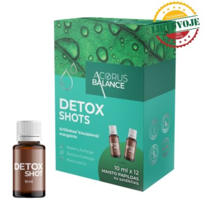 Detox shots kepenų žarnyno funkcijai 12 vnt. - Image 1