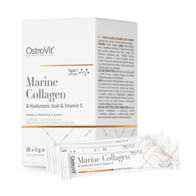 OstroVit Jūrinis kolagenas + Hialurono rūgštis + Vitaminas C 30 x 5g - Image 1