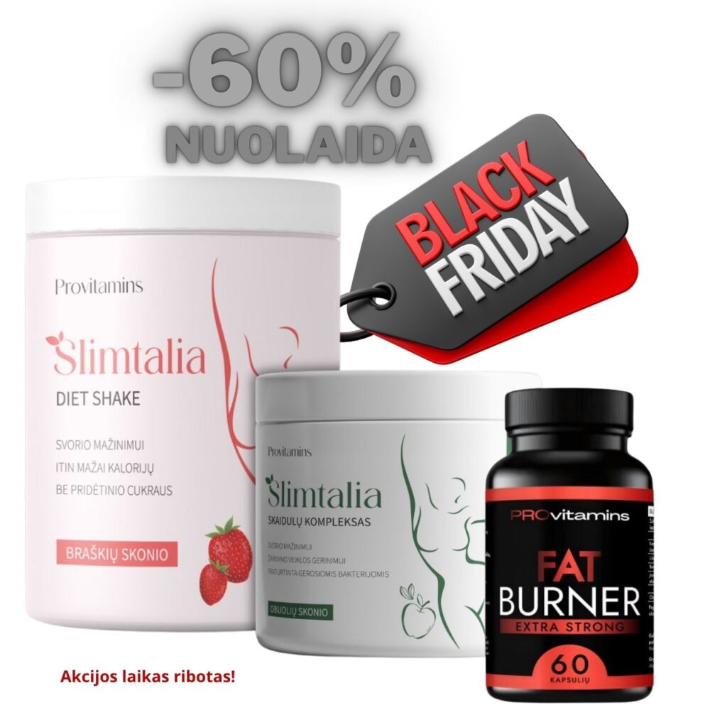 Provitamins Maksimalaus efekto komplektas lieknėjimui