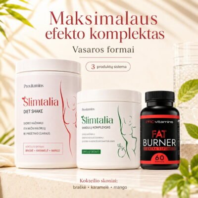 Provitamins Maksimalaus efekto komplektas lieknėjimui - Karamelės - Image 1