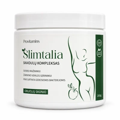 Provitamins Slimtalia Skaidulų Kompleksas 200 g. (Obuolių skonio)