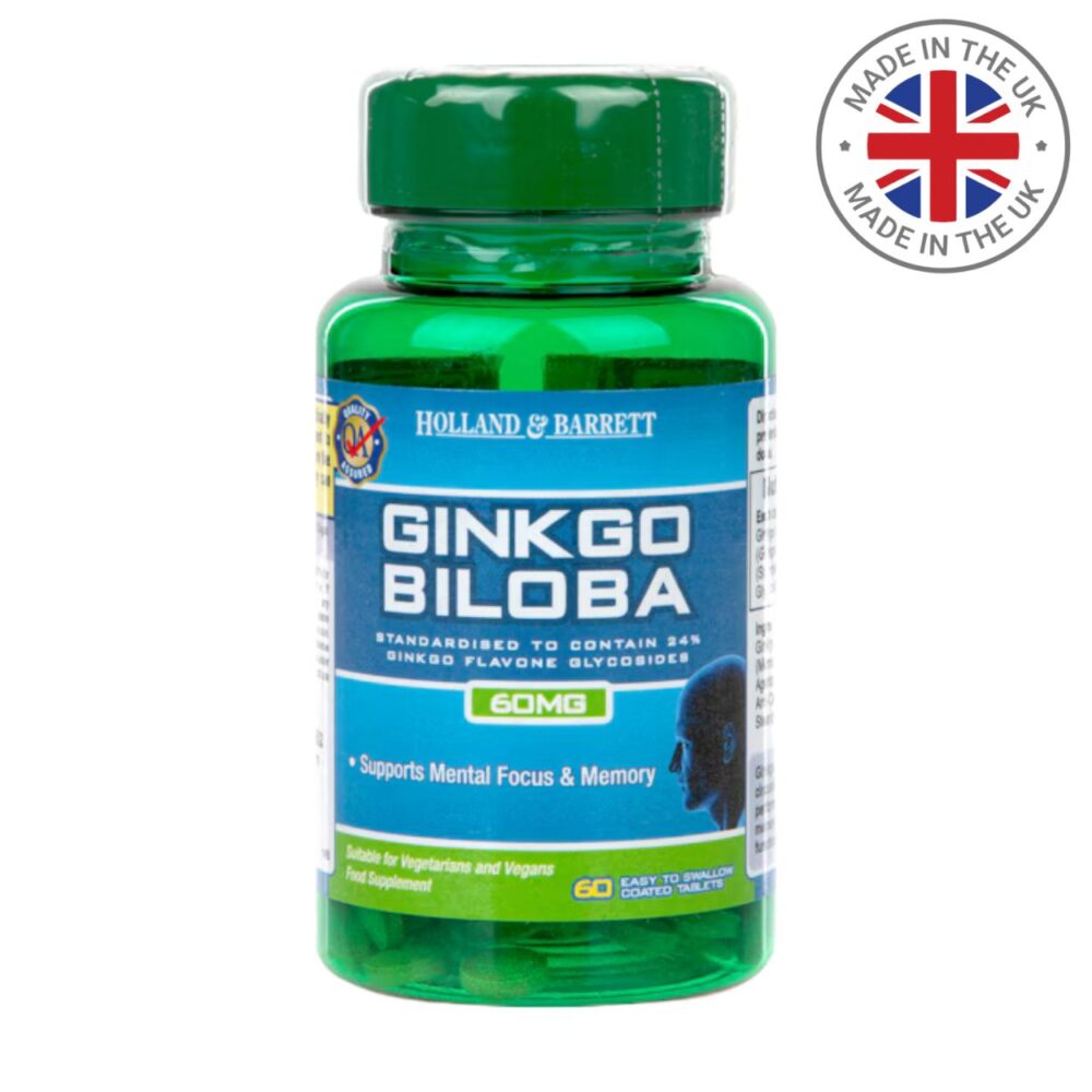 Holland&Barrett-Ginkgo-Biloba-60-mg-(60 tab.)