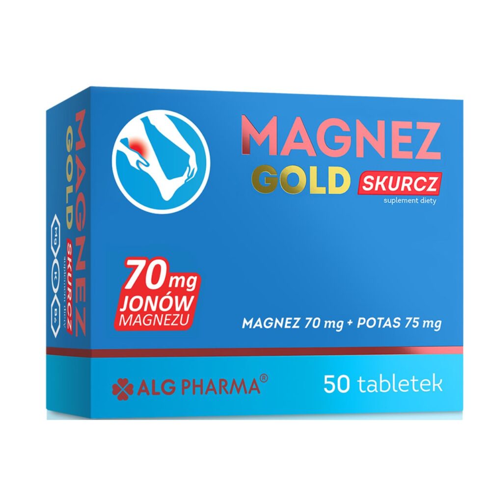 Magnez Gold Magnis ir kalis 50 tab.