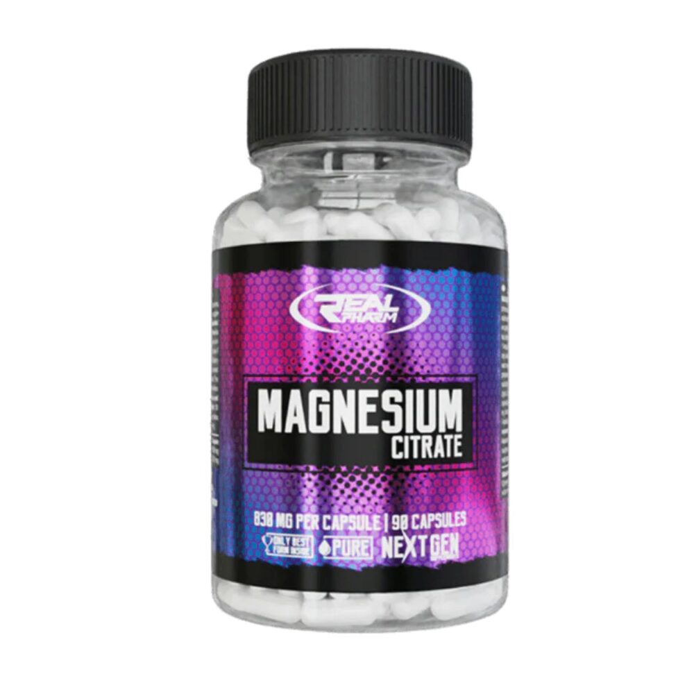 Real Pharm Magnio citratas 630 mg 90 kaps.