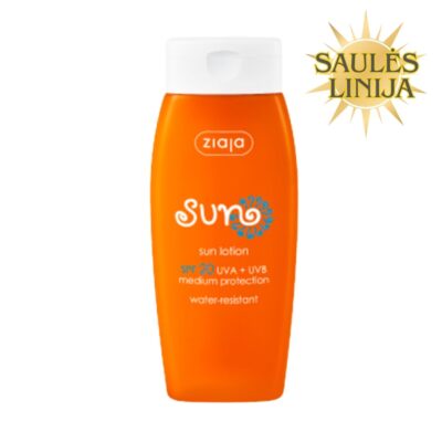 SPF 20 Losjonas nuo saulės, vandeniui atsparus – 150 ml - Image 1
