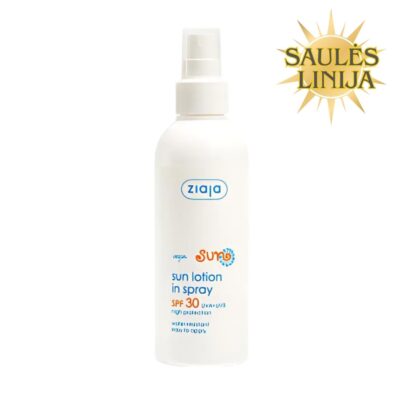 SPF 30 Purškiamas losjonas nuo saulės, atsparus vadeniui – 170 ml. - Image 1