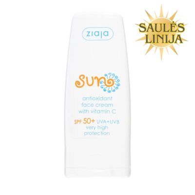 SPF 50 Antioksidacinis veido kremas – 50 ml. - Image 1