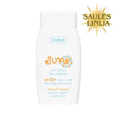 SPF 50 Apsaugos nuo saulės kūno losjonas vaikams – 125 ml. - Image 1