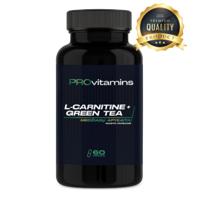 Provitamins L-Carnitine + Green tea 60 kaps. - Image 1