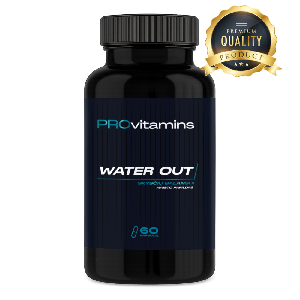 Provitamins Water out (skysčių balansui) 60 kaps