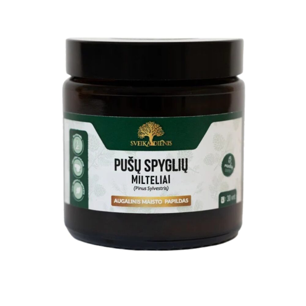 Pušų spyglių milteliai (60 kapsulių)