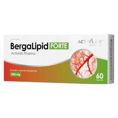 Activlab BergaLipid Forte (kraujagyslėms ir cholesteroliui) 60kaps. - Image 1