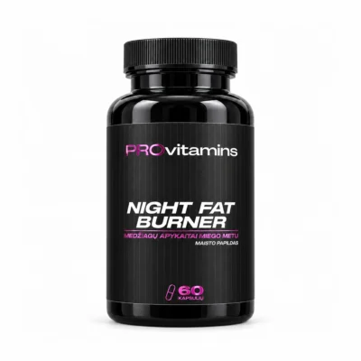 Provitamins Night Fat Burner (Naktinis riebalų degintojas) 60 kaps.