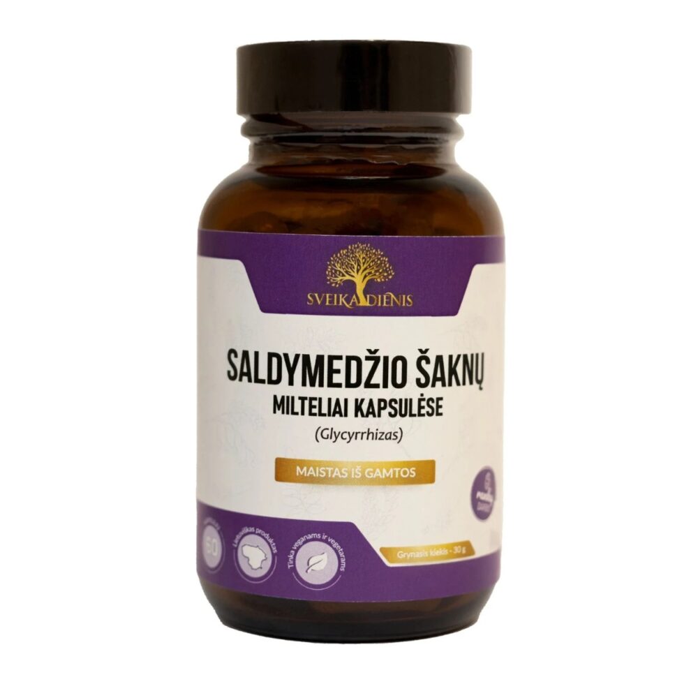 saldymedzio saknu milteliai kapsulese 60kaps