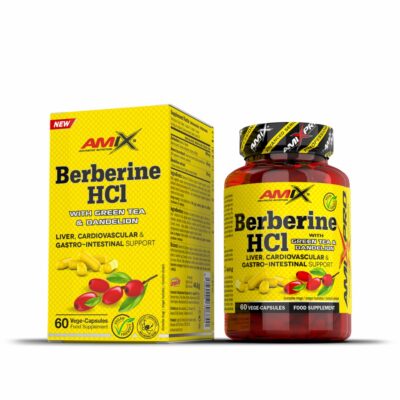AmixPro® Berberine HCl with GreenTea & Dandelion 60 kaps. - Image 1