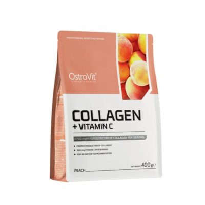 OSTROVIT Collagen + Vitamin C (Persikų sk.) 400 g - Image 1