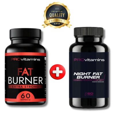 PROVITAMINS Dieninio ir naktinio riebalų degintojų komplektas - Image 1