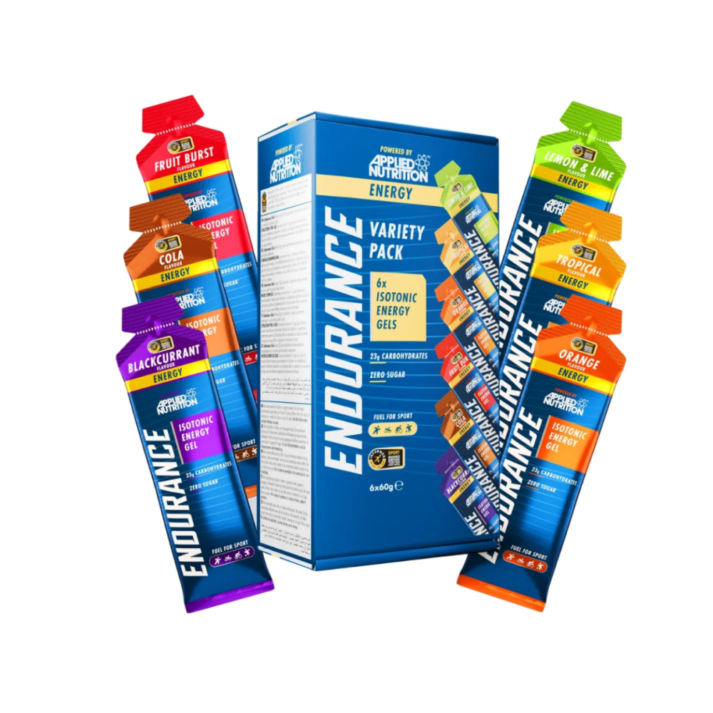 Applied Nutrition Isotonic Energy Gels Variety Pack – 6 x 60 g
