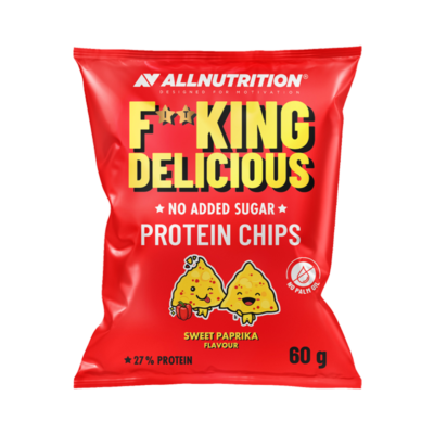 FitKing™ Delicious Protein Chips – baltyminiai traškučiai (60 g) - Image 1