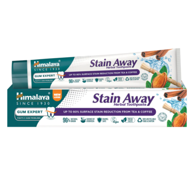 Himalaya Stain Away Herbal Toothpaste – balinamoji žolelių dantų pasta (75 ml) - Image 1