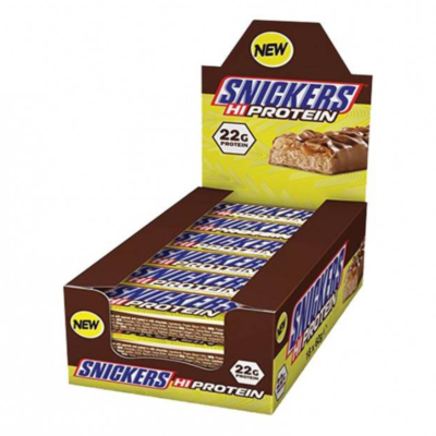 Snickers Hi-Protein Low Sugar Bar – baltyminis batonėlis 57 g - Image 1