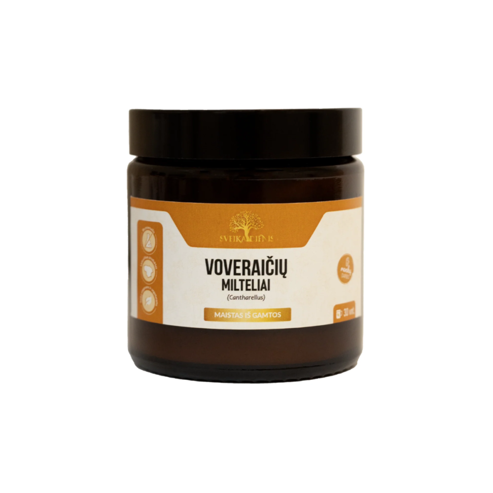 Sveikadienis – Voveraičių grybų milteliai (30 g)