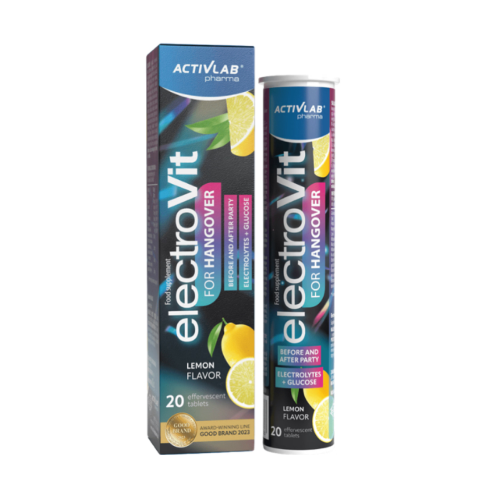 ActivLab ElectroVit FOR HANGOVER – 20 šnypščiųjų tab.