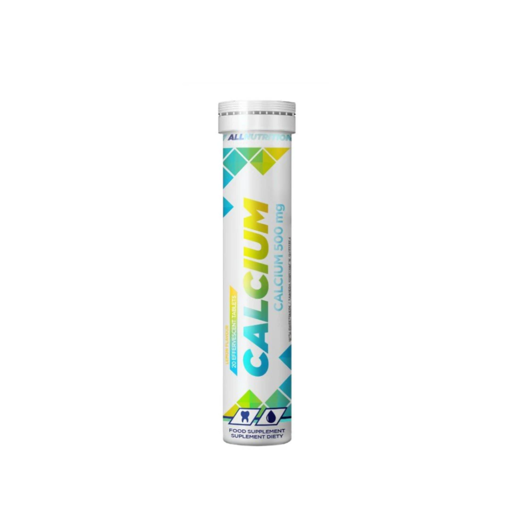 Allnutrition Calcium 500 mg Lemon (20 putojančių tab.)