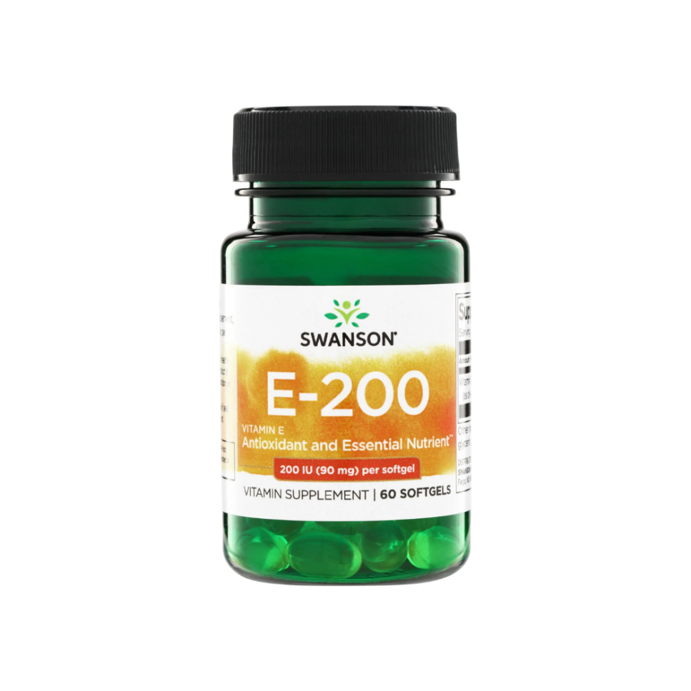 Swanson Natural E-200 (100 kaps.)