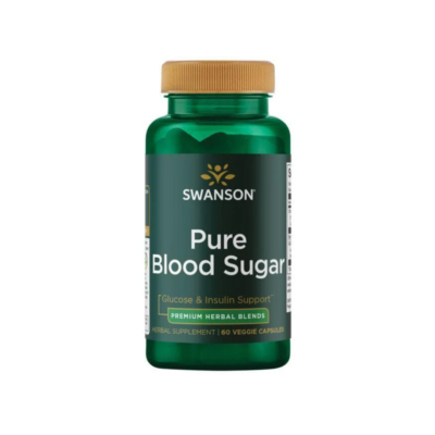 Swanson Pure Blood Sugar – Gliukozės kontrolei (60 kaps.) - Image 1
