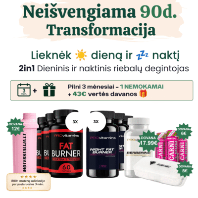 Neišvengiama 90 Dienų Transformacija | Top Rinkinys Svoriui - Image 2